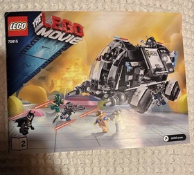 LEGO the LEGO Movie Super Secret Police Dropship 70815. Preowned. Incomplete