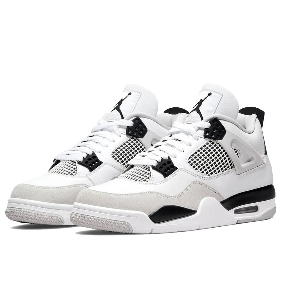 Jordan 4 Retro Military Black White Men's All Size US 7-12 | eBay