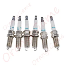 6PCS OEM 90919-01247 Spark Plugs For Toyota Lexus Replace Denso FK20HR11