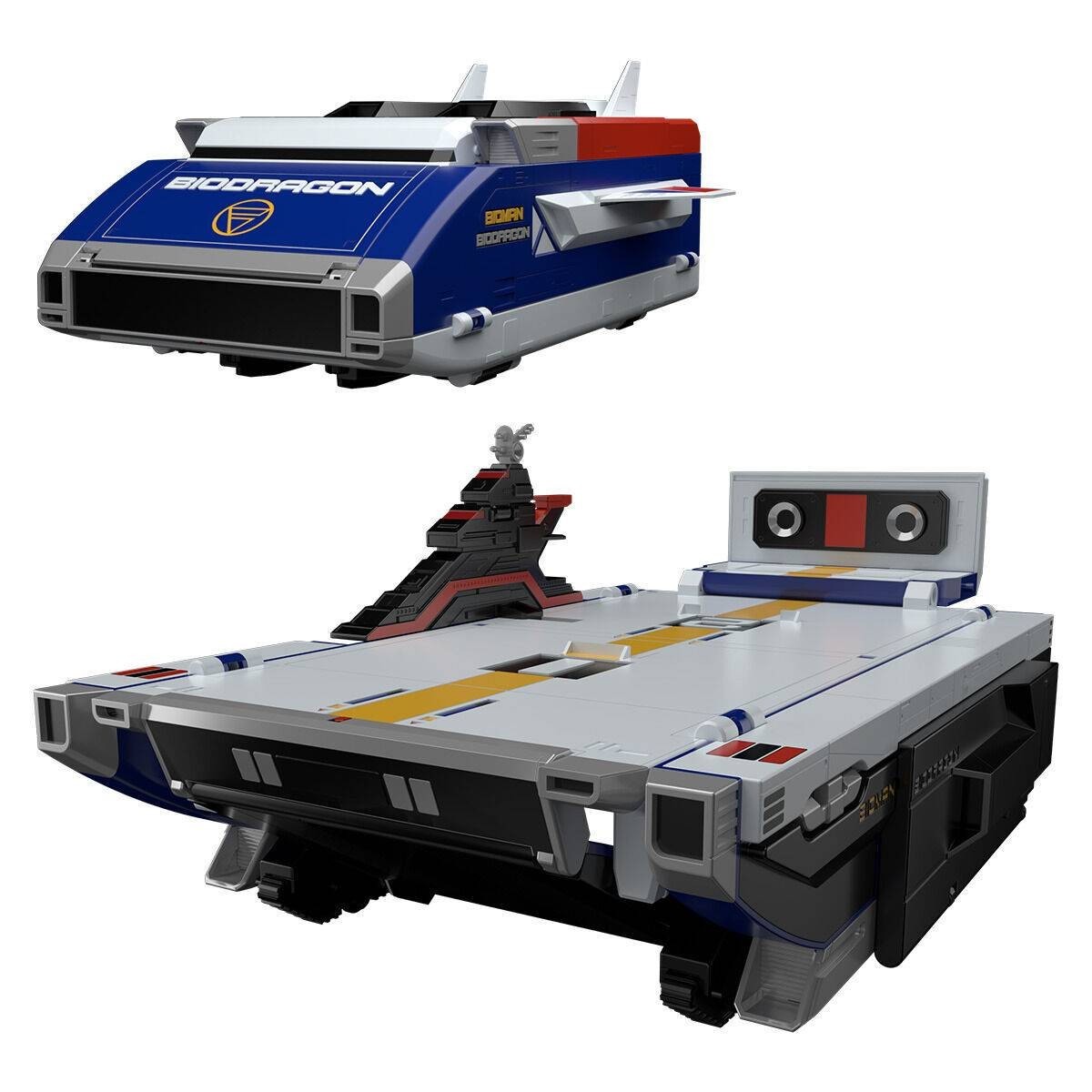 Bio Dragon Super Minipla Bandai Choudenshi Bioman vaisseau de transport retro neuf