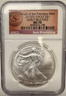 2013 S AMERICAN SILVER EAGLE $1 EARLY RELEASES NGC MS 70
