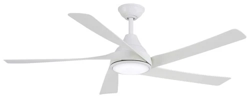 Minka Aire Transonic 56" Ceiling Fan - Flat White 5-Blade Remote Control - Picture 1 of 2