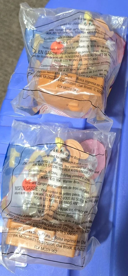 Space Jam Looney Tunes McDonald's 1996 лот из 13 фигурок игрушки Happy Meal - Изображение 2 из 4