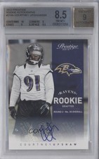 2012 Playoff Prestige Rookie Signatures 523/599 Courtney Upshaw BGS 8.5 Auto 1kk
