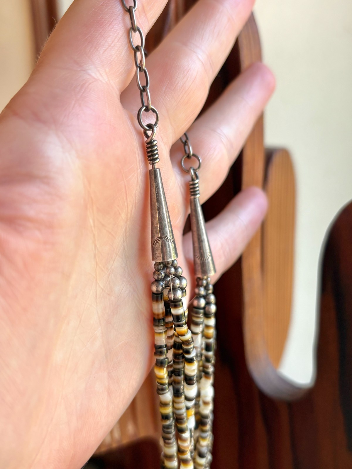 Native American? Multi-Strand Shell? + Sterling? … - image 4