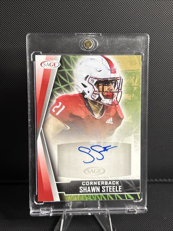 A-SS2 Shawn Steele University Of South Alabama 2022 SAGE - Autographs Red