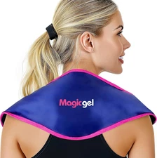 Magic Gel Neck Ice Pack - Reusable Cold Wrap for Neck, Shoulders and Back - Soft