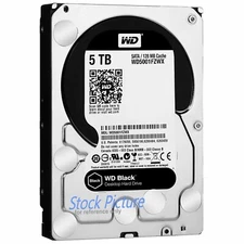 Western Digital WD Black HDD WD5001FZWX 5TB w/ 128MB Cache 6Gb/s 7200rpm 3.5"
