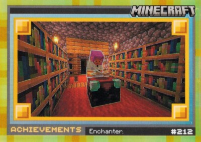 2024 Panini Minecraft Enchanter #212   Gold   #/49 SP