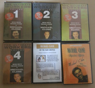 6 DVD Collection Michael Close Magic Series The Ultimate Workers Set and more