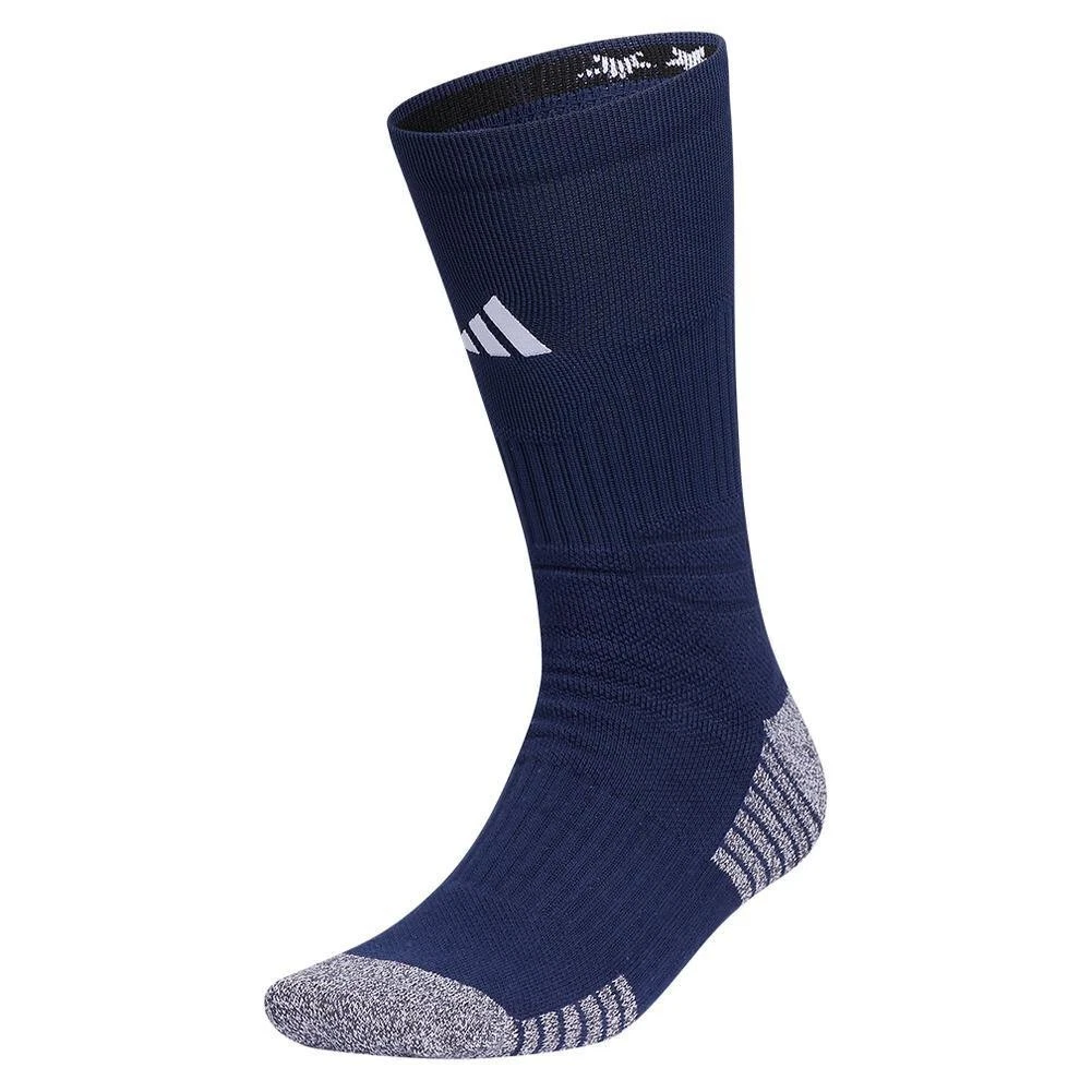 Adidas 5 stelle Team Calze Equipaggio Blu Ammortizzate Uomo Taglia Large