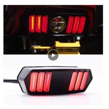 FANALE POSTERIORE MOTO LED FRECCE INTEGRATE CAFE RACER SCRAMBLER BOBBER CUSTOM