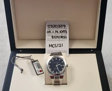 CONCORD MARINER 41MM BLACK DIAL DATE STAINLESS STEEL MENS WATCH