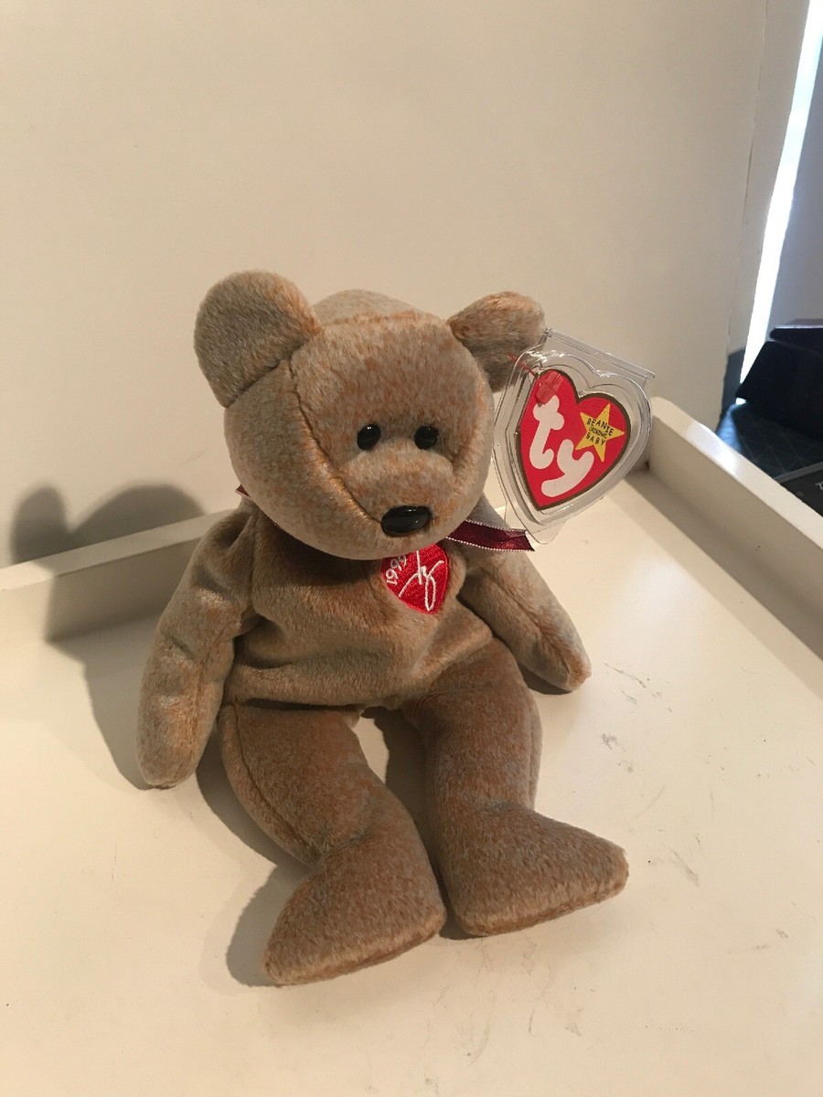 Th Beanie Baby 1999 Signature Bear Brown Plushy 108 | eBay