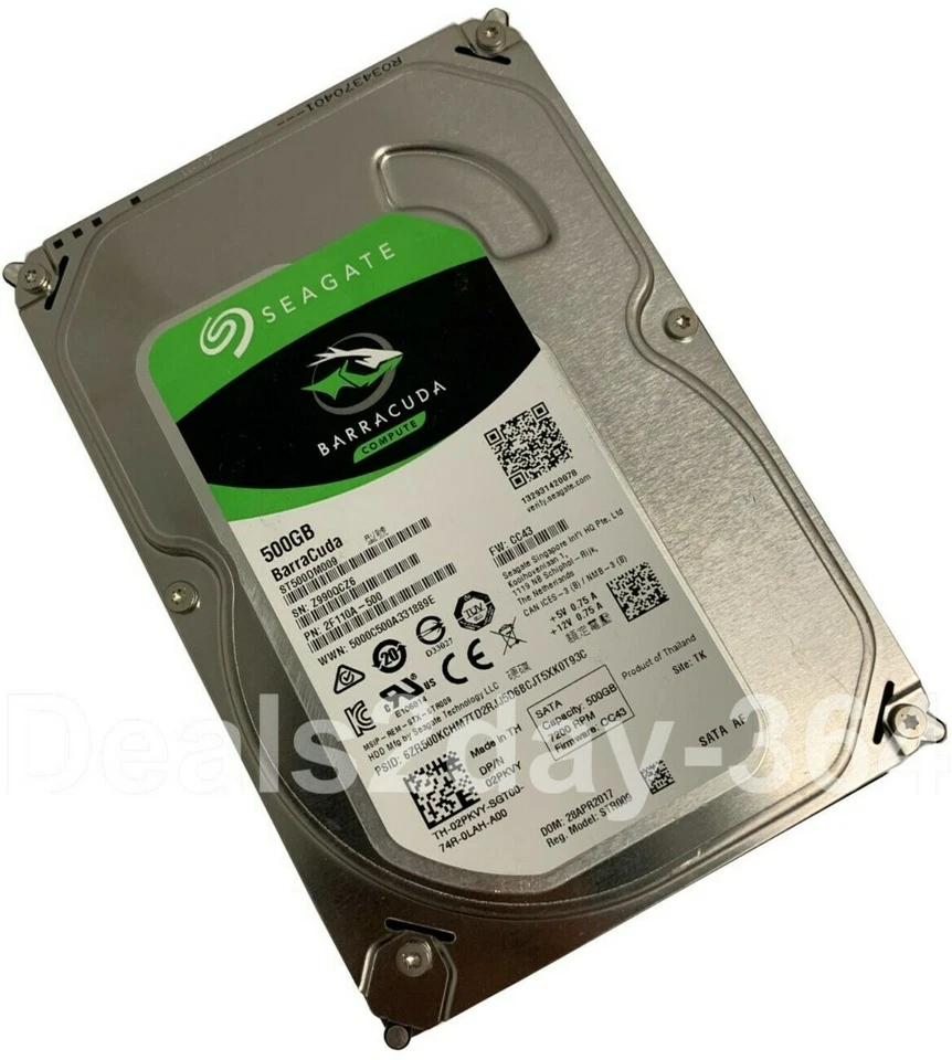 Seagate Barracuda ST500DM009 500GB SATAIII 6.0Gb/s 32MB 3.5" - Image 2 of 4