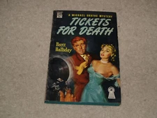 Michael Shayne Tickets For Death - Brett Halliday - Dell # 387 1941