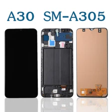 For Samsung Galaxy A30 4G A305 LCD Display Touch Screen Digitizer Frame Assembly