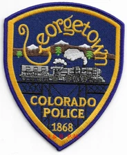 Georgetown Police "Train", Colorado (4" x 5" size) shoulder police patch (fire)