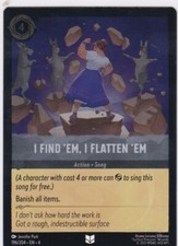 Disney Lorcana - Ursula  s Return - I Find 'Em, I Flatten - Cold Foil - 196/204