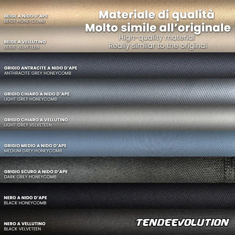 Kit rivestimento tessuto sottotetto per cielo tetto auto originale + colla spray - Image 2 of 4