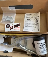 *NOS* 2735-STONE MFG.-SMALL ANIMAL TATTOO KIT-5/16"-(no ink well) FREE SHIPPING*