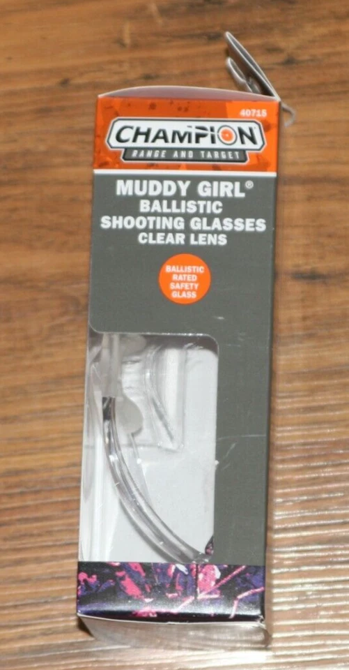 Gafas de tiro balísticas Champion Muddy Girl - Lente transparente - #40715 Foto 3 de 4