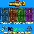 All Platforms Borderlands 3 Fill/Max Skill Tree Via Cross-Play Only ✔️✔️