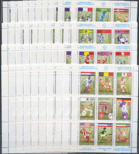 1998 World Cup, Soccer - Serbia, Serbia - 73-04 4 KB ** MNH 10x - Picture 1 of 1