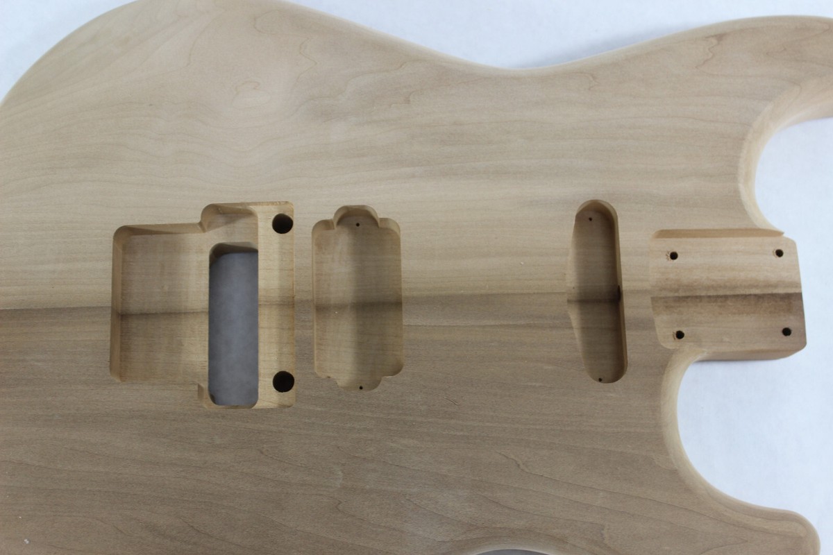 Roasted Basswood HxS guitar body - fits Fender Strat neck Floyd