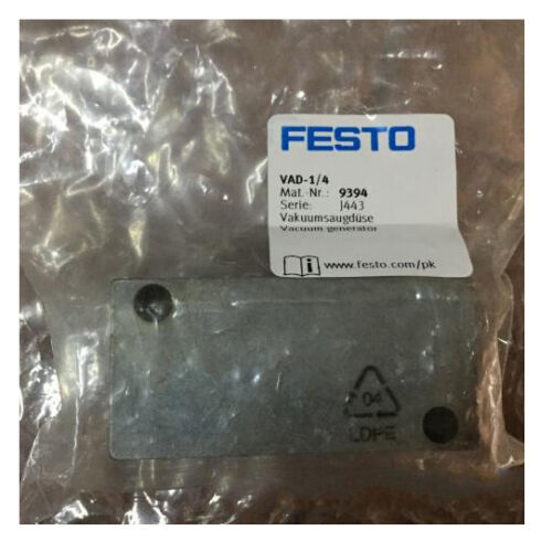 new for Festo VAD-1/4 9394 Vacuum Generator ONE Year Warranty - Picture 1 of 5