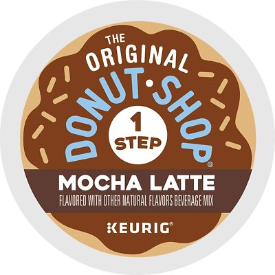 Lot NIB 10 Kcup Donut Shop Mocha Latte 1step Milk Brew Father Barista Treat Gift