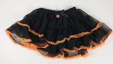 Hello Kitty Girl's Halloween Tutu Skirt Black/Orange Size 4T by Sanrio