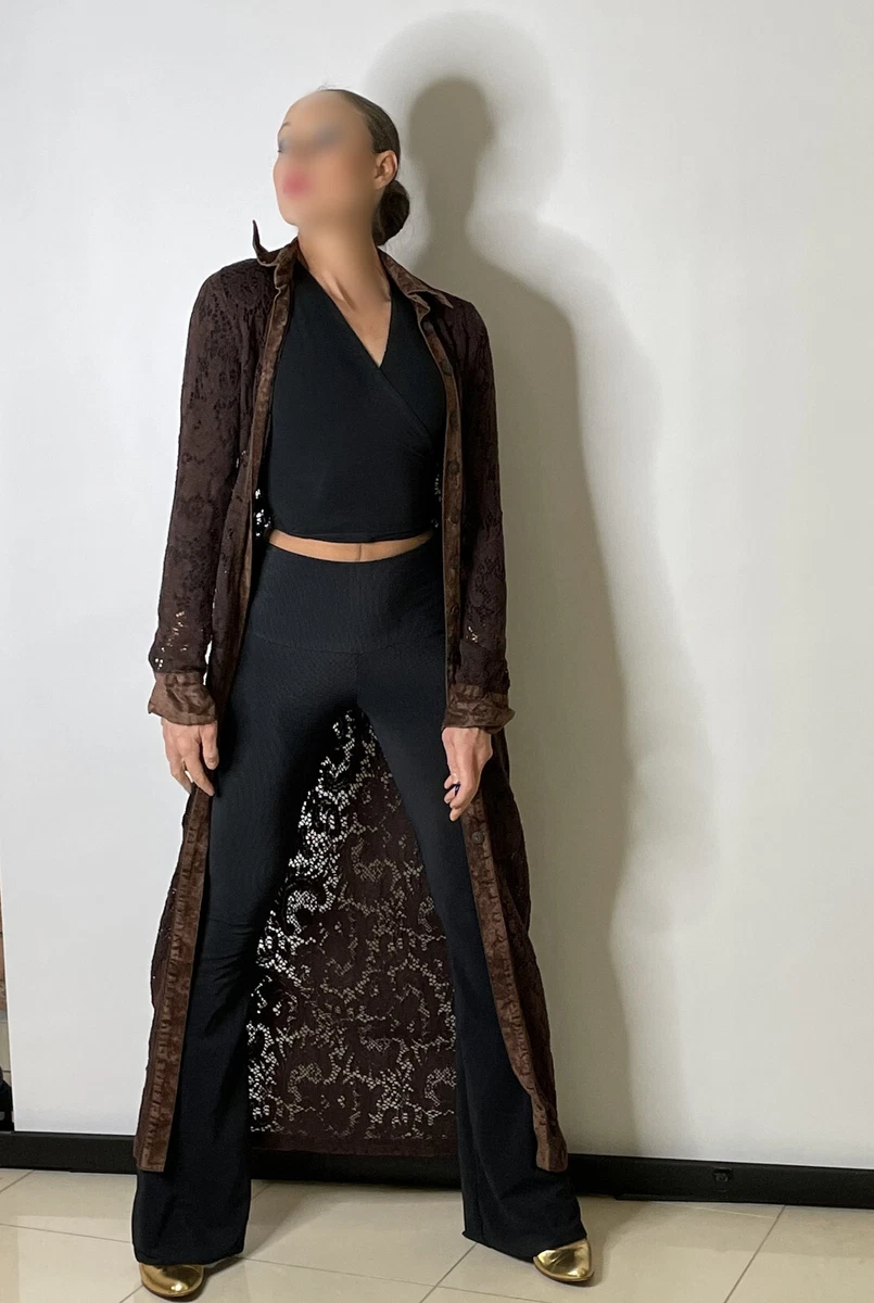 Long top lace coat