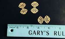 Filigree Bowtie/butterfly Vintage gold finish...100 pcs Free shipping USA