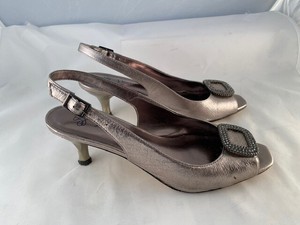metallic dress shoes
