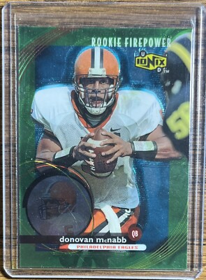 DONOVAN McNABB ROOKIE CARD UPPER DECK IONIX FIREPOWER #65 RC PHILADELPHIA EAGLES