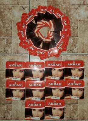 Lot of 24 Akbar Tea Coasters cup pad placemat red 3.5in × 3.5in  New
