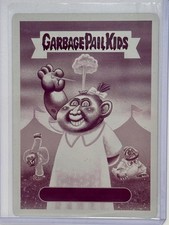 Revenge Oh the Horrible 1 of 1 Garbage Pail Kids /PLATE/ Ben Head/ Adam Bomb var