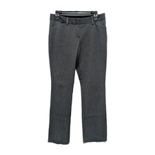 Express Editor Barely Boot Pants Women's 6 Regular Dark Charcoal Gray Low Rise