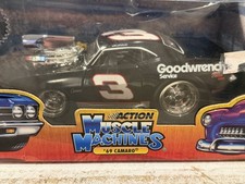 Action Muscle Machines 1:24 Dale Earnhardt 3 1969 Camaro Diecast