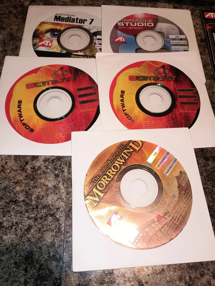 ATI Radeon All-In-Wonder 9800 PRO 128MB AGP Graphics Card + Extras - Win 98 / XP - Image 2 of 4