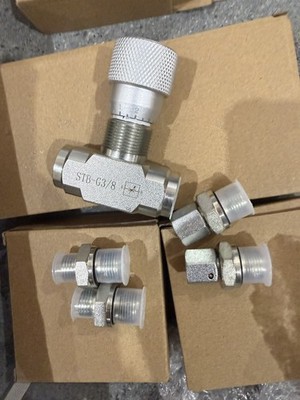 3/8'' L08 -Hydraulic Flow Control Valve - STB-G3/8 - Mini Excavator - AGT - USA