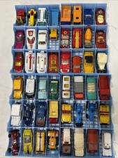 Lesney Matchbox Superfast England 60  s 70  s 80  s Junkyard Lot Of 48 With Case
