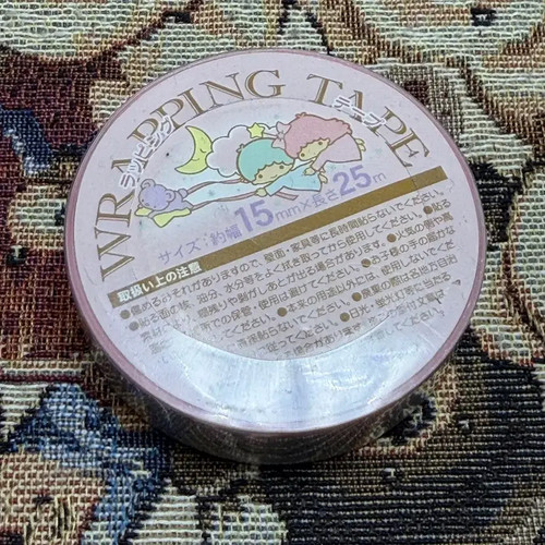Sanrio Little Twin Stars Packing Tape 15mm x 25m Unopened