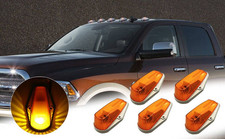 5pcs For Ford F150 F350 Roof F250 1973-1997 Top Cab Lights Amber Marker Lights