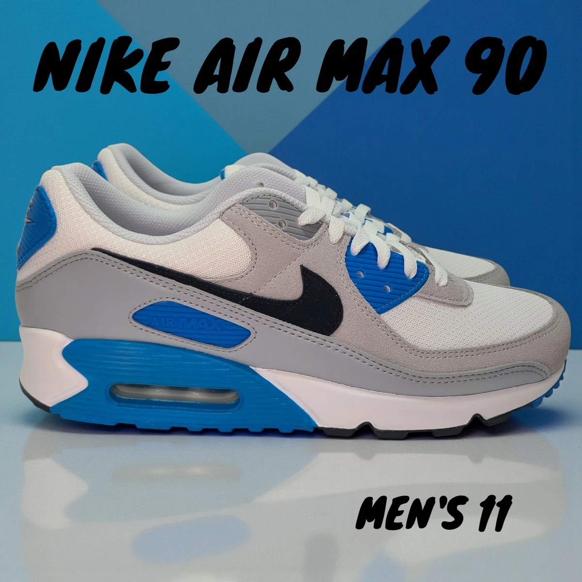 Nike Air Max 90 Black Blue | eBay