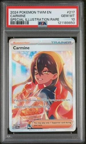 Carmine Pokemon Twilight Masquerade Special Illustration Rare 217/167 PSA 10
