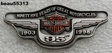 ⭐1903-1998 95th ANNIVERSARY HARLEY DAVIDSON VEST JACKET PIN