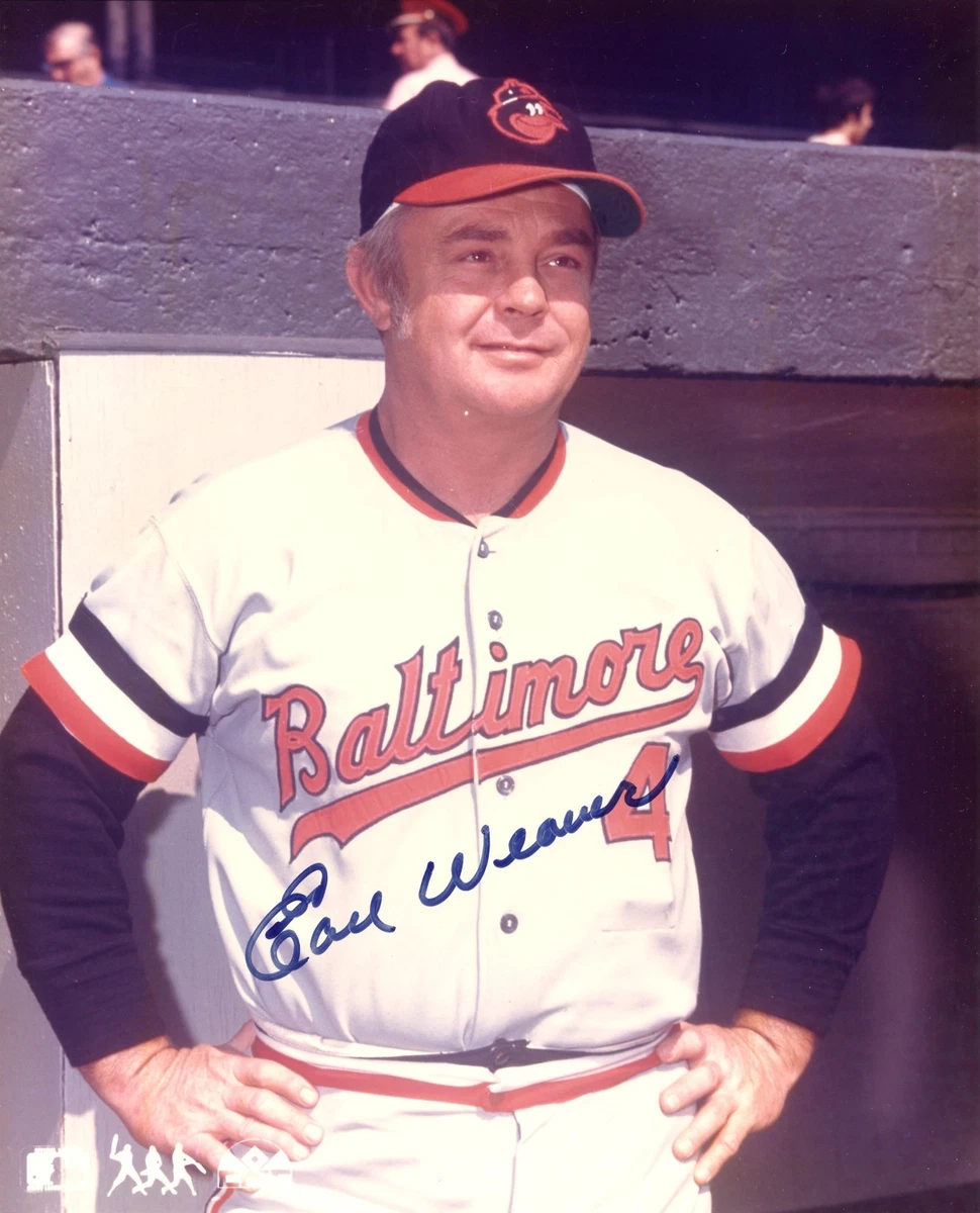 MLB  アール ウィーバー　直筆サイン入りフォト　ボルチモアオリオールズ 25+ Earl Weaver MLB Original Autographed Items for sale | Updated