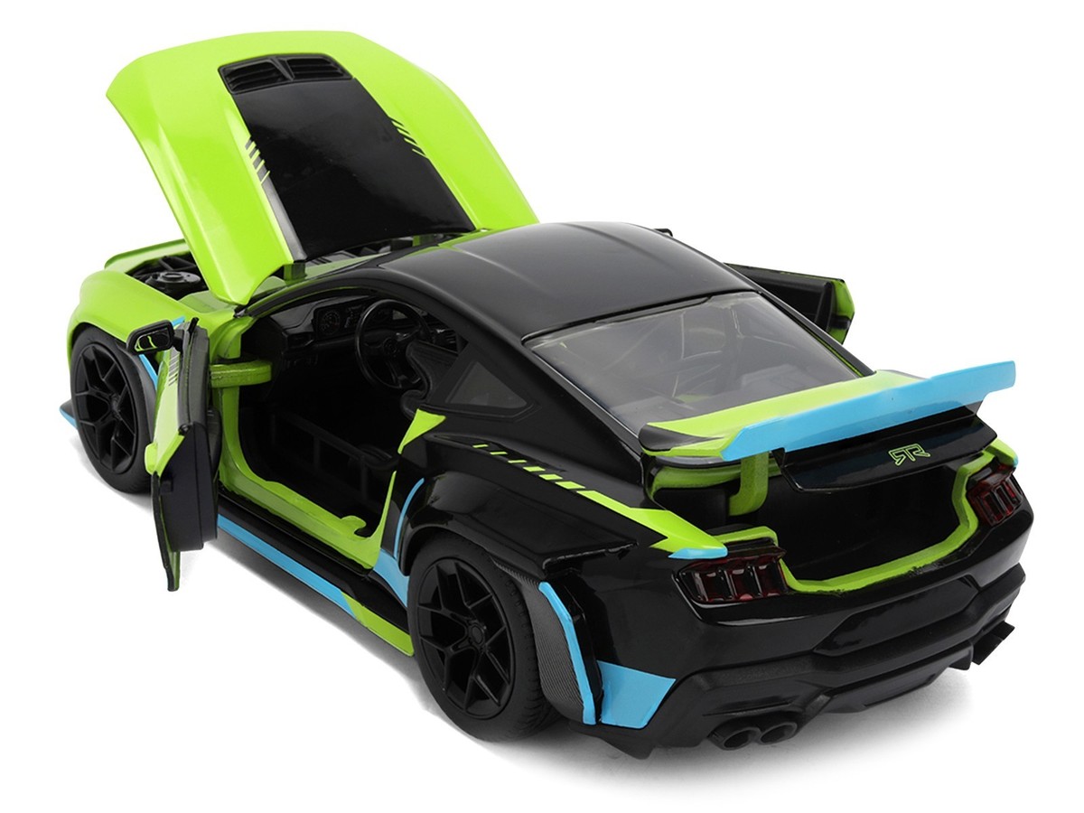 2026 FORD MUSTANG RTR SPEC 5-D LIME GREEN 1/24 DIECAST MODEL CAR